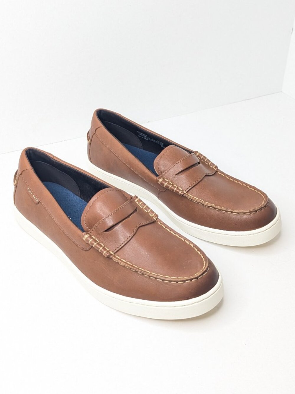 Cole Haan Nantucket Penny Loafers Brown Leather Mens 9.5